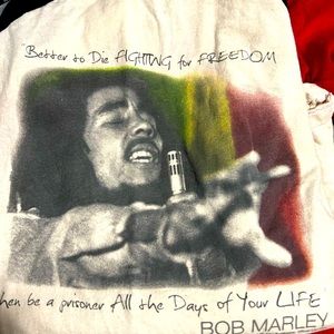 Bob Marley shirt quarter length sleeves